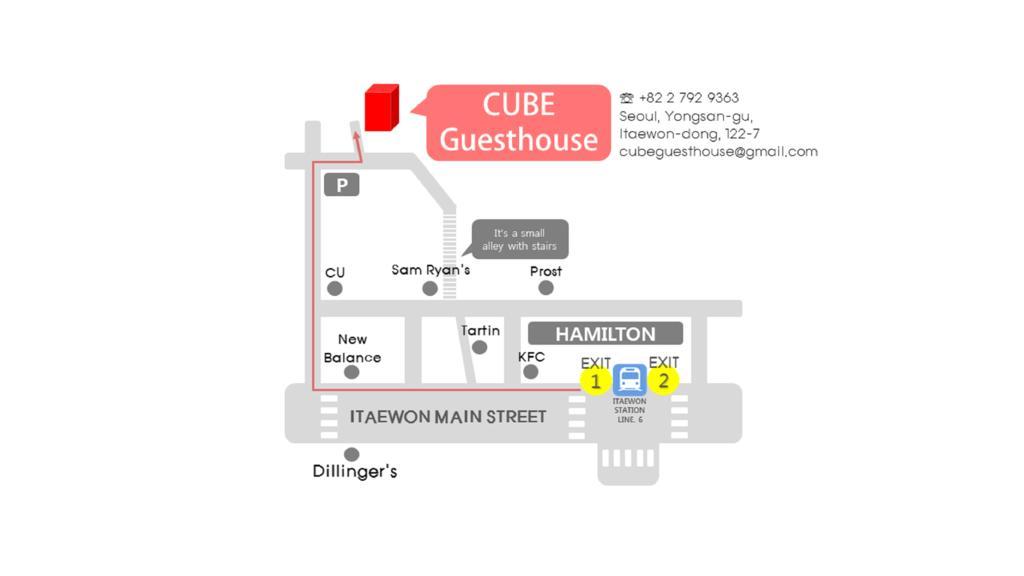 Cube Guesthouse Сеул Екстериор снимка